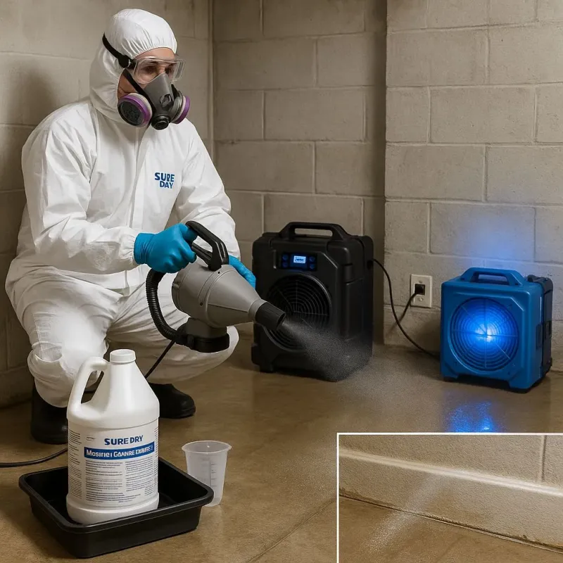 Sanitization and Odor Removal process in Dickeyville, WI
